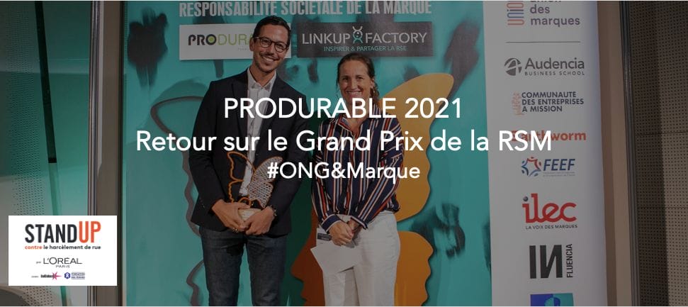 L’Oréal Paris récompensé lors du 4ème Grand Prix de la RSM, pour son partenariat avec Hollaback! et la Fondation des Femmes